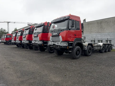 MZKT-750005 CHASSIS FOR OIL AND GAS: SHIPMENT OF A NEW BATCH OF VOLAT 
