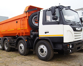 Related photo «‎Volat made the first dump  trucks from the renewed MZKT-750100 series» №1