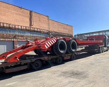 Related photo «‎MZKT PROVIDES UNIQUE SEMI-TRAILER FOR TRANSPORTATION OF EQUIPMENT WEIGHING UP TO 115 TONNES!» №2