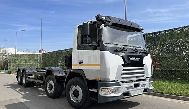 ОАО «МЗКТ» изготовило обновленное шасси с повышенной грузоподъемностью для строительной отрасли – МЗКТ -750003-040 (8х4)