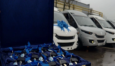 Отгрузка партии 15-ти междугородних автобусов  Неман-420434 для ОАО «Миноблавтотранс»