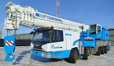 THE PILOT OPERATION OF THE HALYCHANIN TRUCK CRANE ON THE CHASSIS OF OJSC 