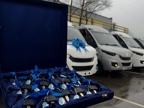 Отгрузка партии 15-ти междугородних автобусов  Неман-420434 для ОАО «Миноблавтотранс»