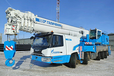 Завершана пілотная эксплуатацыя галічанінскага крана на шасі ААТ "МЗКЦ" 