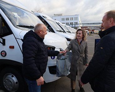 Related photo «‎CEREMONIAL HANDOVER OF A BATCH OF NEMAN-420423-501 SUBURBAN BUSES» №4