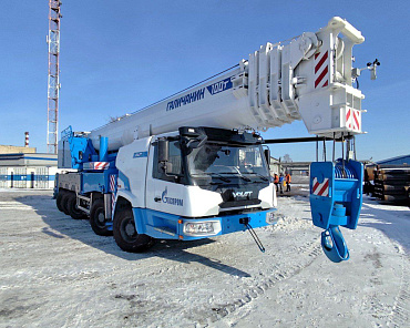Related photo «‎THE PILOT OPERATION OF THE HALYCHANIN TRUCK CRANE ON THE CHASSIS OF OJSC 