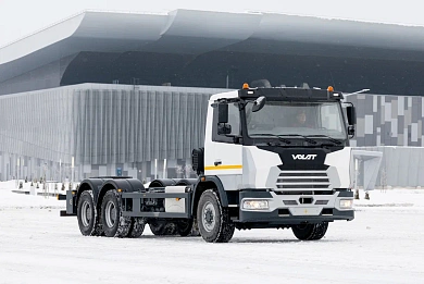 ПЕРВЫЙ VOLAT КОЛЕСНОЙ ФОРМУЛОЙ 6Х4 ДЛЯ АВТОБЕТОНОНАСОСОВ