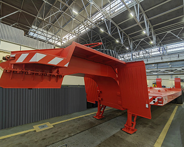 Related photo «‎MZKT PROVIDES UNIQUE SEMI-TRAILER FOR TRANSPORTATION OF EQUIPMENT WEIGHING UP TO 115 TONNES!» №1