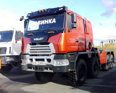 Related photo «‎Volat showed a new truck tractor MZKT-750440 at the exhibition 