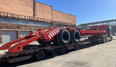 MZKT PROVIDES UNIQUE SEMI-TRAILER FOR TRANSPORTATION OF EQUIPMENT WEIGHING UP TO 115 TONNES!