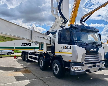 Фото по теме «‎Автобетононасос XCMG XS62 на шасси VOLAT представлен на CTT Expo-2026 в Крокусе» №2