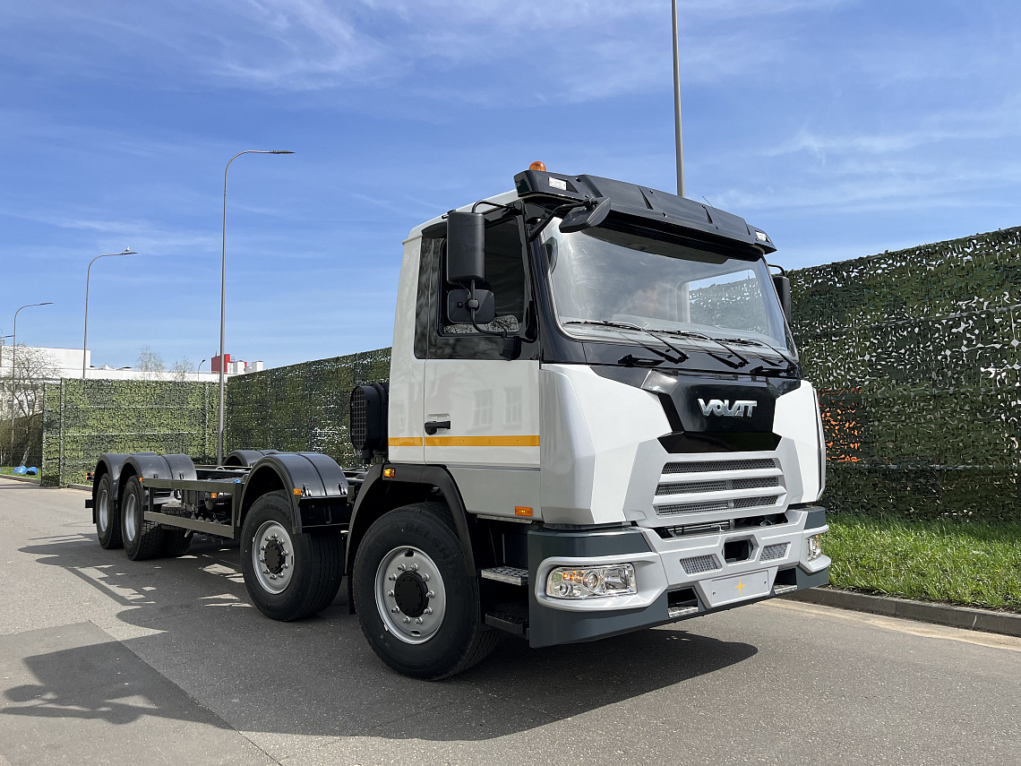 OJSC "MZKT" MANUFACTURED AN ENHANCED CHASSIS WITH INCREASED LOAD CAPACITY FOR THE CONSTRUCTION INDUSTRY: MZKT -750003-040 (8X4)