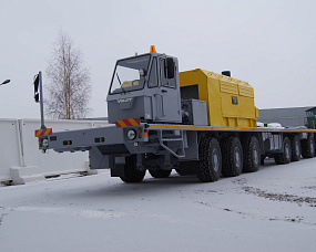 Related photo «‎Effective vehicle to carry mobile drilling rigs: the MZKT-800500-011 chassis » №2