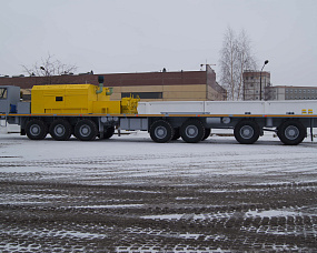 Related photo «‎Effective vehicle to carry mobile drilling rigs: the MZKT-800500-011 chassis » №1